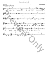 Above And Beyond piano sheet music cover